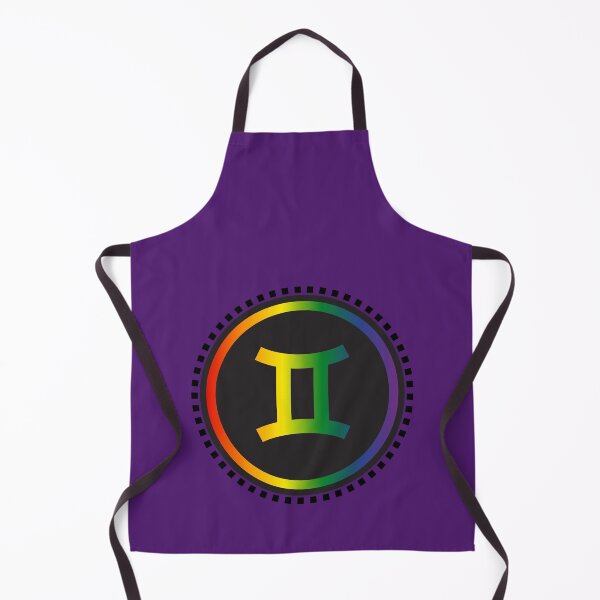 Item preview, Gemini Star Sign Graphic LGBTQ, Gemini Symbol graphic with rainbow background, Horoscope Unisex T-shirt, LGBTQ Astrology tees gift ideas, Astrology tees, designed and sold by PrideBeProud.