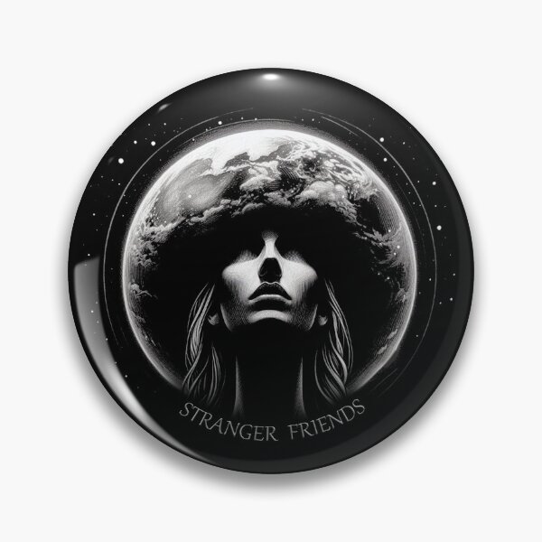 Item preview, STRANGER FRIENDS, Aliens, Extraterrestrial, UFO, FirstContact, Pink, Earth designed and sold by CrisMor-Art.