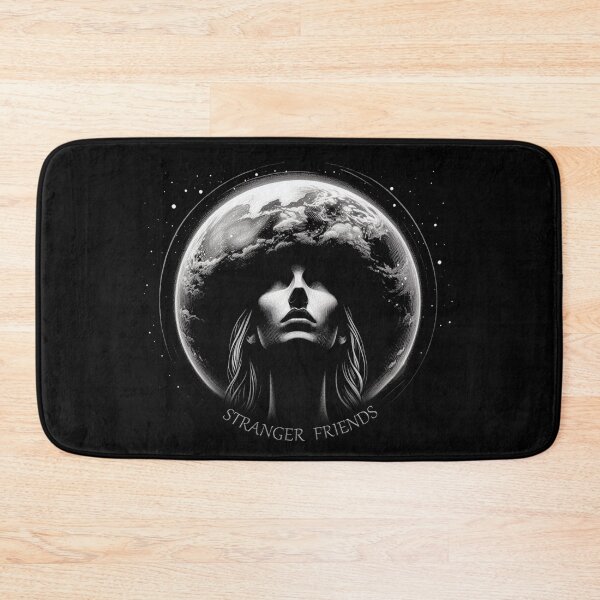 Item preview, STRANGER FRIENDS, Aliens, Extraterrestrial, UFO, FirstContact, Pink, Earth designed and sold by CrisMor-Art.