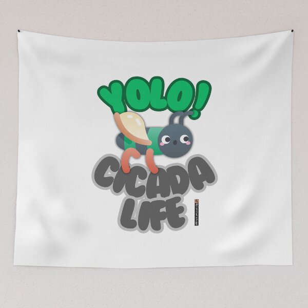 Item preview, YOLO! Cicada Life designed and sold by planetwrockage.
