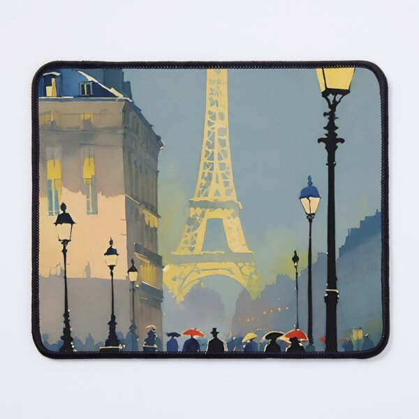 Item preview, Rainy Night in Paris: Eiffel Tower Street View ….By Carraann designed and sold by CARRAANN.