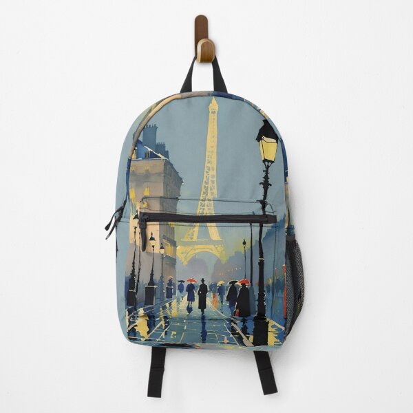 Item preview, Rainy Night in  Paris: Eiffel Tower Street View ….By Carraann  designed and sold by CARRAANN.
