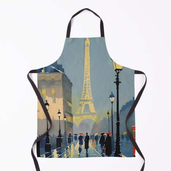 Item preview, Rainy Night in  Paris: Eiffel Tower Street View ….By Carraann  designed and sold by CARRAANN.