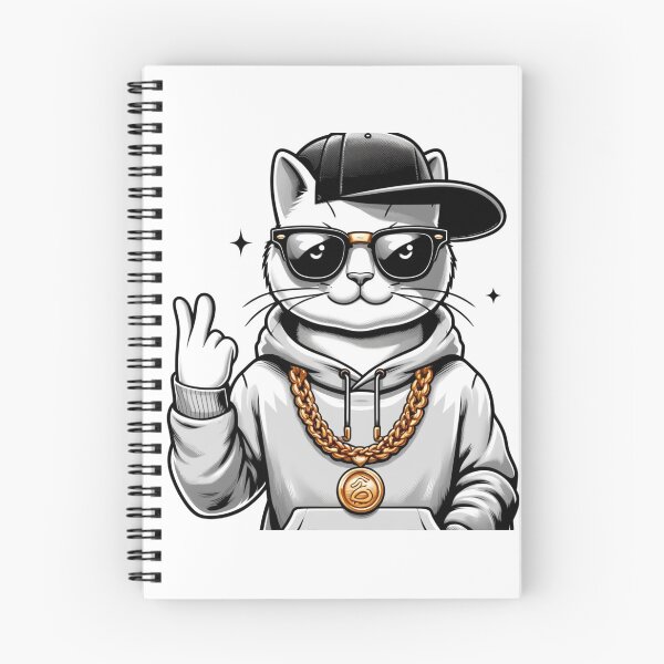 Item preview, Hip hop cat designed and sold by NTKSHOP11.