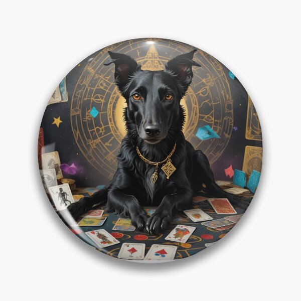 Item preview, Tarot reading dog designed and sold by IvyBeez23.