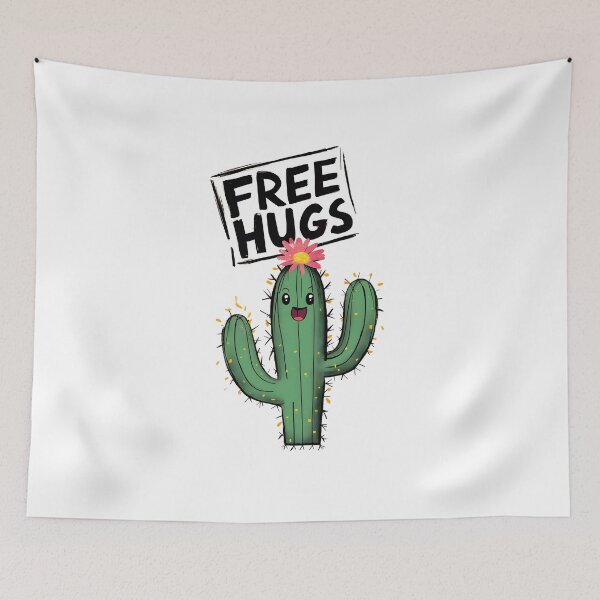 Item preview, Abrazos gratis divertido cactus picos divertido desierto peculiar designed and sold by w1ckerman.