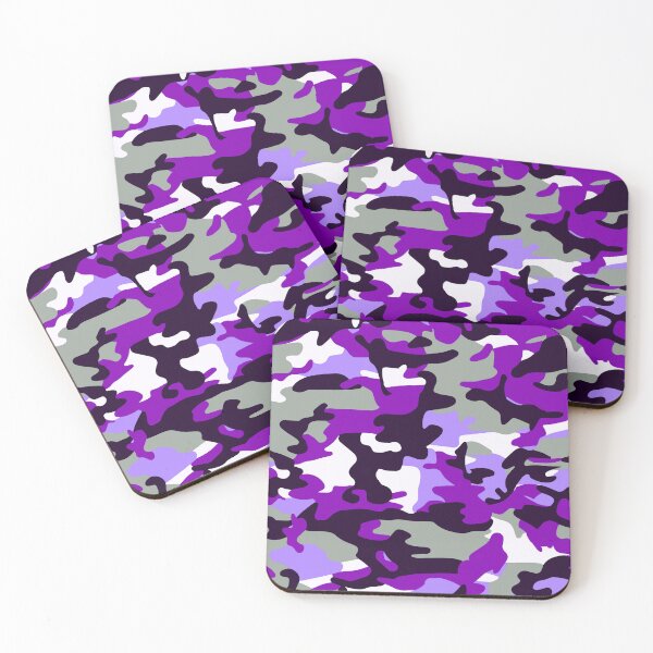 Item preview, Copy of Bright NEON Purple Woodland Arctic Style Purple Camo Texture - Repeating Tiled Safety Purple Camouflage Digital Digital Paper designed and sold by ChattanoogaTee.