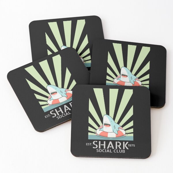 Item preview, Shark Social Club Animal Shark Lover Retro designed and sold by SunfullyYours.