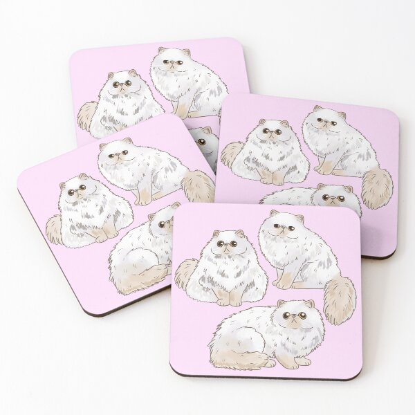 Item preview, Persian Cats illustration  designed and sold by Yaragold.