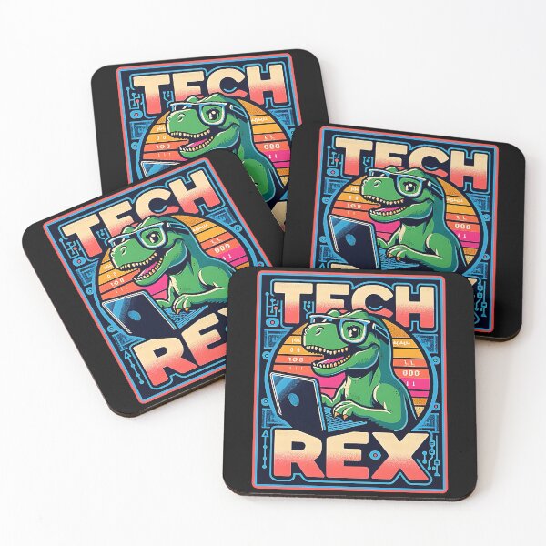 Item preview, Funny Tech Dinosaur Programmer | It support. Gift for tech and IT professionals. designed and sold by Unitepeople.
