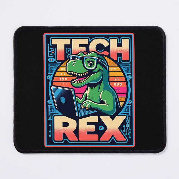 Item preview, Funny Tech Dinosaur Programmer | It support. Gift for tech and IT professionals. designed and sold by Unitepeople.