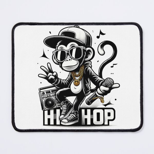 Item preview, Hip hop monkey designed and sold by NTKSHOP11.