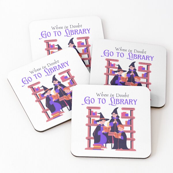 Item preview, When in doubt Go to the Library designed and sold by Store Potterarts.