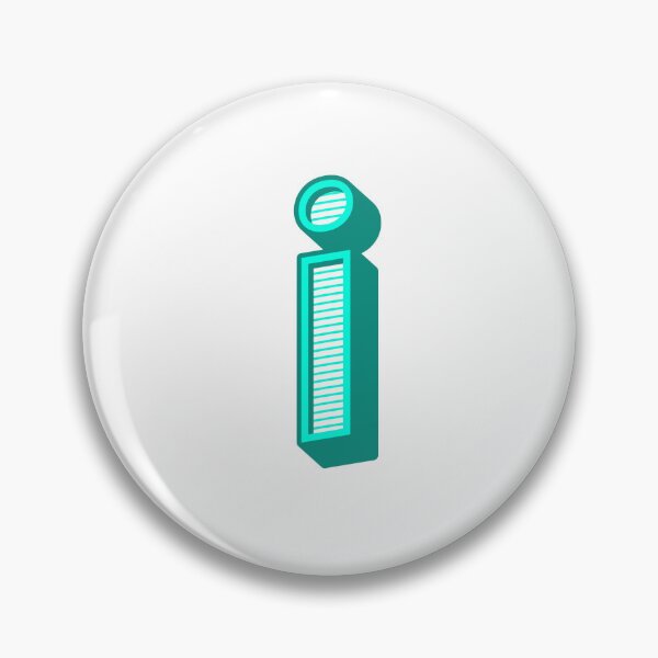 Item preview, 3D Alphabet Letter i - Bold Typography Design - Lowercase Alphabet Artwork designed and sold by uncoXab.