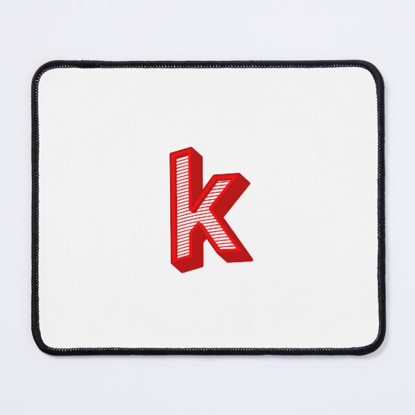 Item preview, 3D Alphabet Letter k - Bold Typography Design - Lowercase Alphabet Artwork designed and sold by uncoXab.