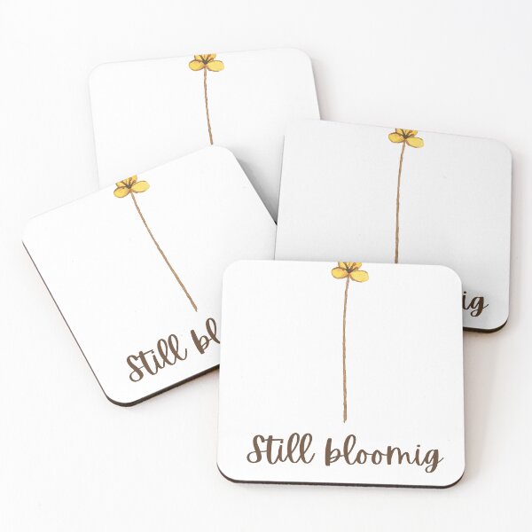 Artikelvorschau, Still Blooming Yellow Blume minimalistisch entworfen und verkauft von Your  Dream.