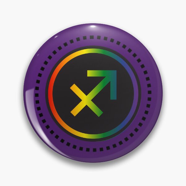 Item preview, Sagittarius Star Sign Graphic LGBTQ, Sagittarius Symbol graphic with rainbow background, Horoscope Unisex T-shirt, LGBTQ Astrology tees gift ideas, Astrology tees,  designed and sold by PrideBeProud.