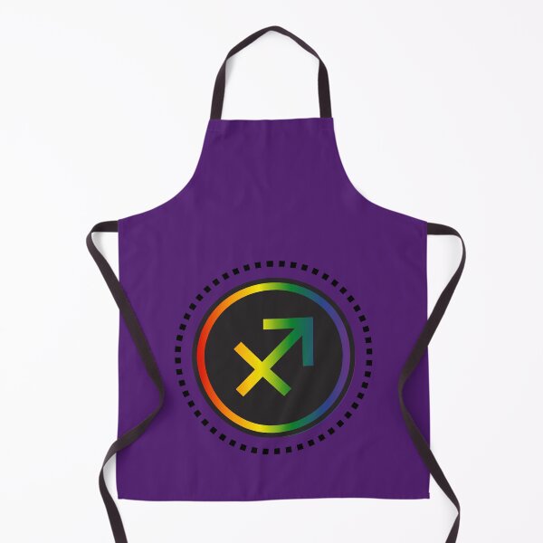 Item preview, Sagittarius Star Sign Graphic LGBTQ, Sagittarius Symbol graphic with rainbow background, Horoscope Unisex T-shirt, LGBTQ Astrology tees gift ideas, Astrology tees, designed and sold by PrideBeProud.
