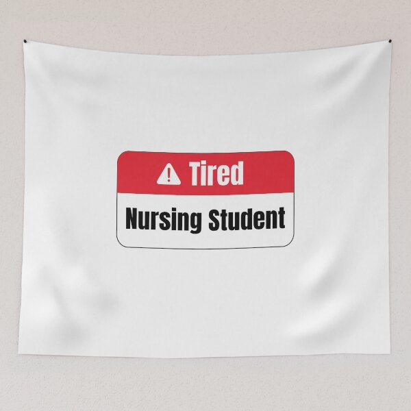 Item preview, Tired Nursing Student designed and sold by Mahfouf Younes.