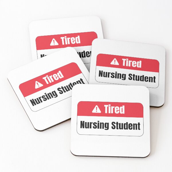 Item preview, Tired Nursing Student designed and sold by Mahfouf Younes.