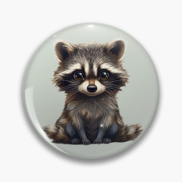 Item preview, Cute Baby Racoon Under the Night Sky Wildlife Animals designed and sold by CarpanaBay.