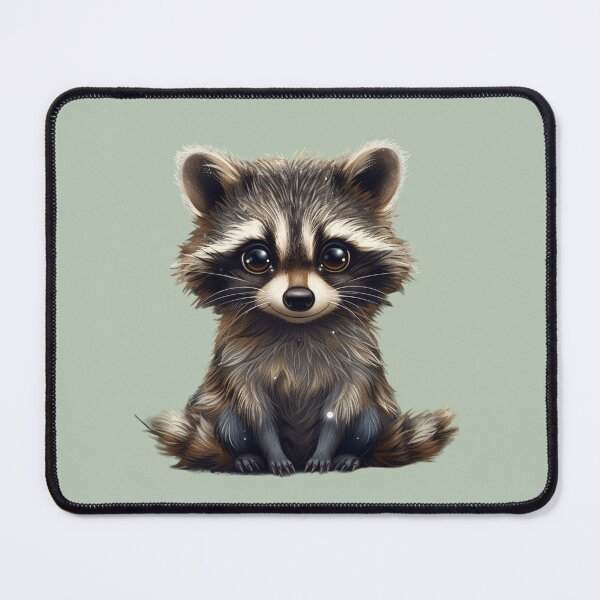Item preview, Cute Baby Racoon Under the Night Sky Wildlife Animals designed and sold by CarpanaBay.