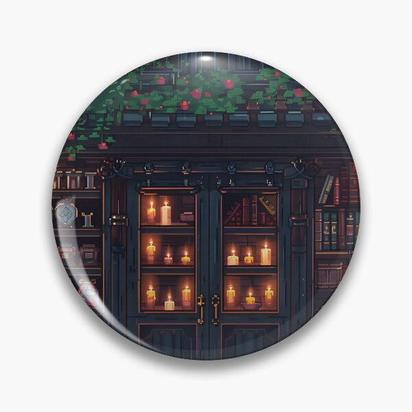 Item preview, Magic candle shop PIXEL ART designed and sold by HappyStickBike.