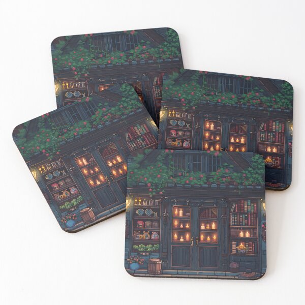 Item preview, Magic candle shop PIXEL ART designed and sold by HappyStickBike.