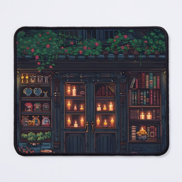 Item preview, Magic candle shop PIXEL ART designed and sold by HappyStickBike.