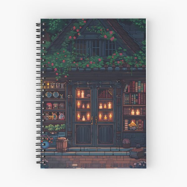Item preview, Magic candle shop PIXEL ART designed and sold by HappyStickBike.
