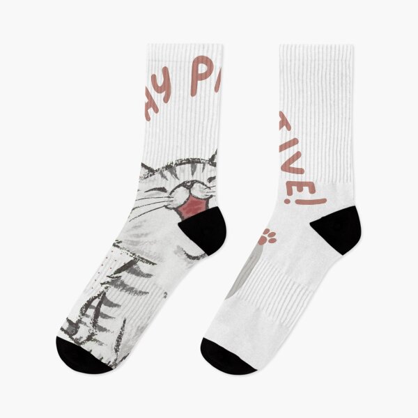 Item preview, Always stay pawsitive! Cute cat designed and sold by Aysa Galaxy.