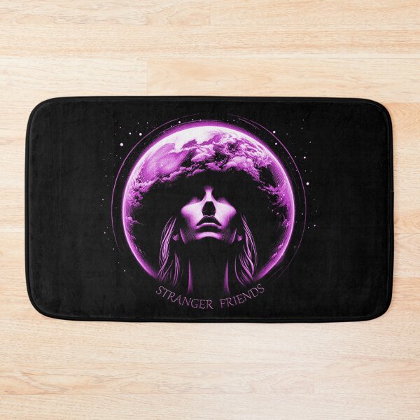 Item preview, STRANGER FRIENDS, Aliens, Extraterrestrial, UFO, FirstContact, Pink, Earth designed and sold by CrisMor-Art.