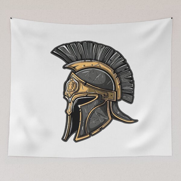 Item preview, Ancient Warrior Helmet designed and sold by Dpixelgalaxy.