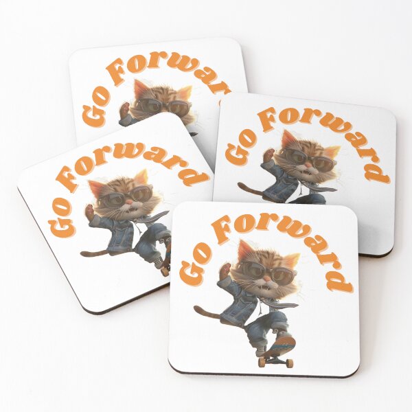 Item preview, Go Forward Skateboard Cat designed and sold by YsheepY.