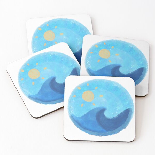 Item preview, Blue Ocean Sun  designed and sold by StickerShark10.
