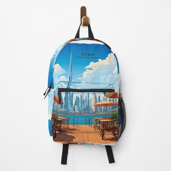 Item preview, Dubai UAE's Futuristic Skyline designed and sold by NeuralVibe.
