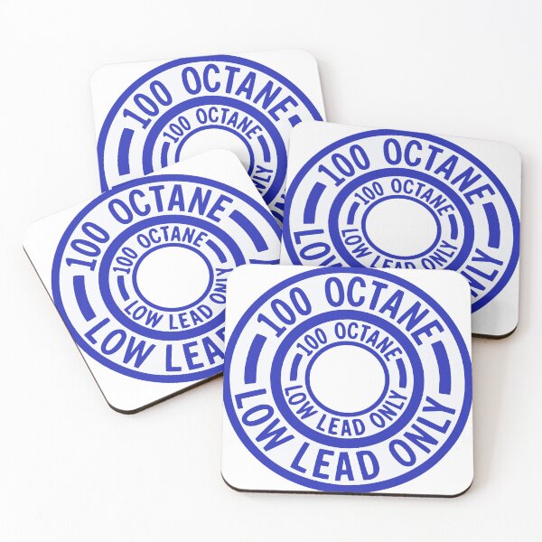 Item preview, 100 Octane Low lead gas placard aviation designed and sold by MidniteTraffic.