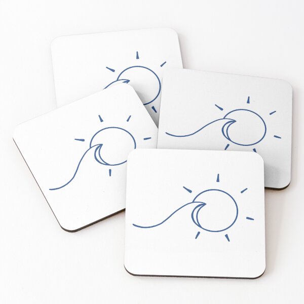Item preview, Simple Ocean Wave Sun  designed and sold by StickerShark10.