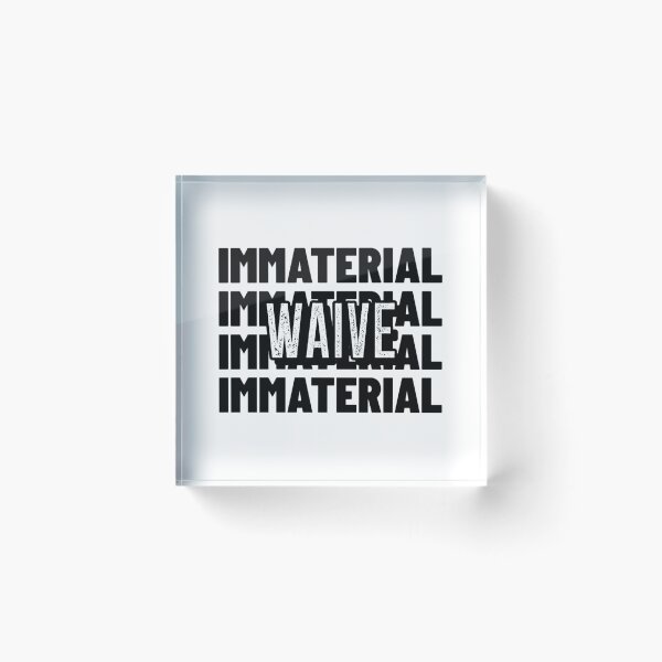 Item preview, Immaterial & Waive designed and sold by WorthStratton.