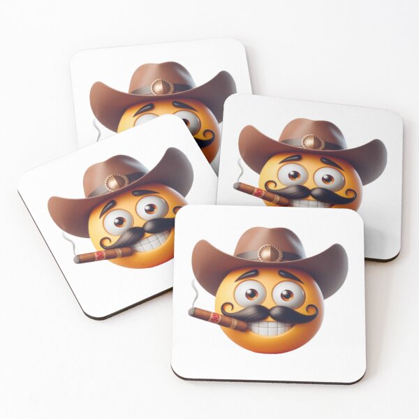 Item preview, Cowboy, Chilled out cowboy, Smoking cowboy, Keep Smiling, Typography, Smile, Face, He, She. designed and sold by 2012DreamVision.