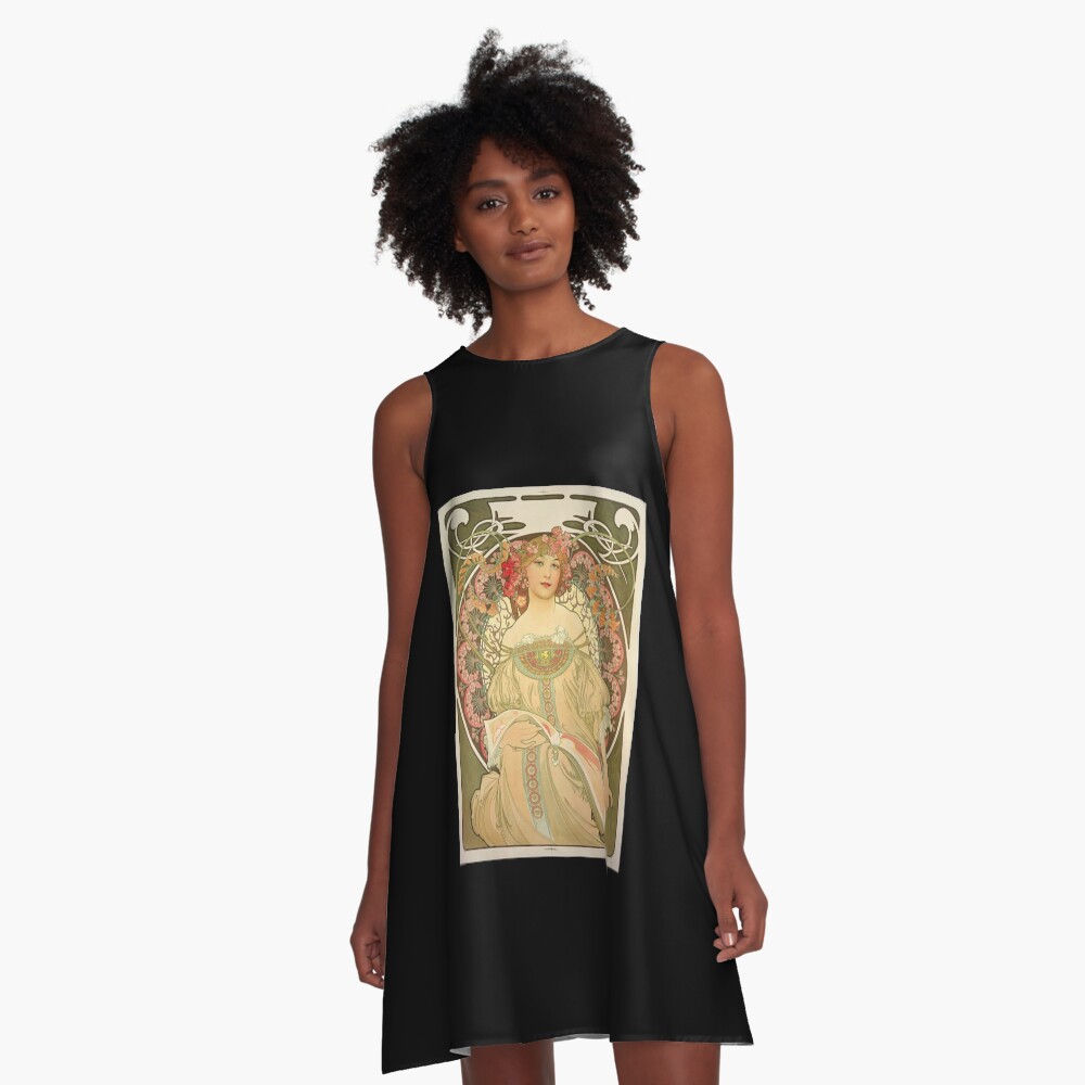 Item preview, A-Line Dress designed and sold by RozAbellera.