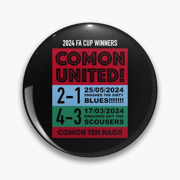 Item preview, UNITED 2024 TEN HAG CHAMPS! designed and sold by impixel.