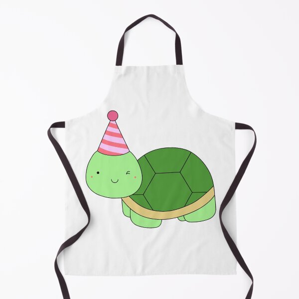 Item preview, Cute winking turtle with birthday hat designed and sold by PanyaCreative.