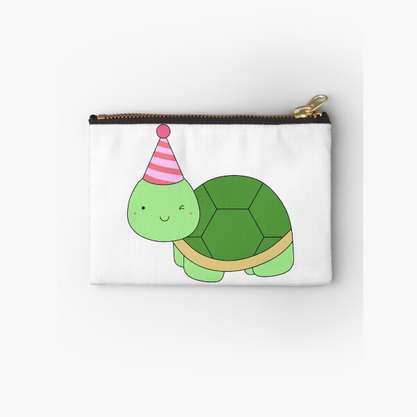Item preview, Cute winking turtle with birthday hat designed and sold by PanyaCreative.