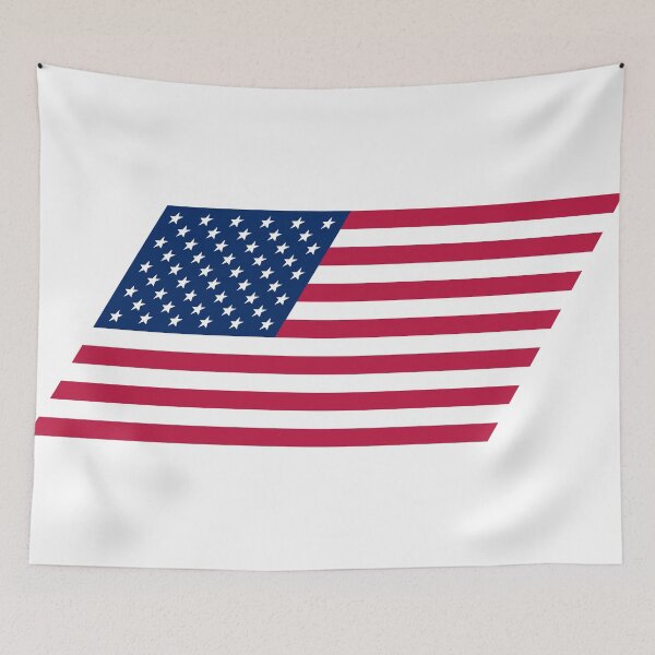 Item preview, US slanted to right w/o white flag designed and sold by MidniteTraffic.