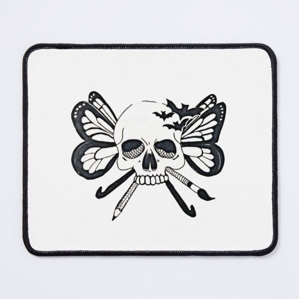 Item preview, Skull Butterfly Simple logo no words designed and sold by AnnieWanamaker.