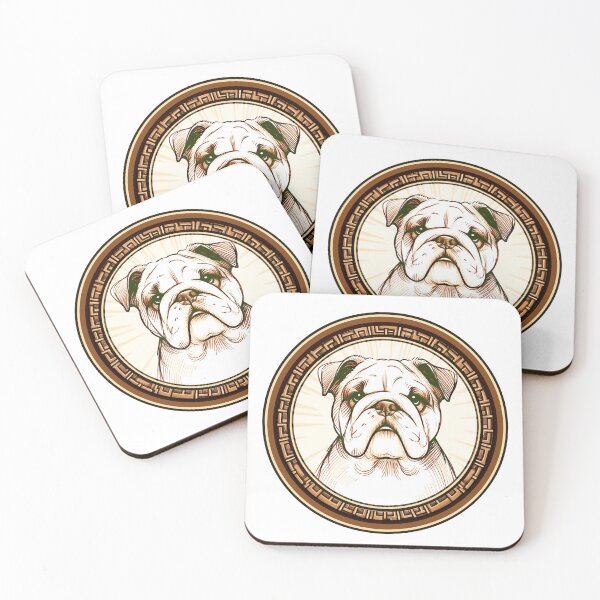 Item preview, Charming Bulldog Digital Sticker designed and sold by FantasyVillaArt.