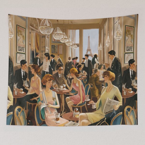 Item preview, 1920s Vintage Paris Café ….By Carraann  designed and sold by CARRAANN.