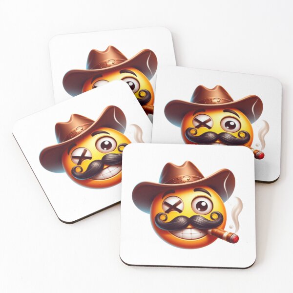 Item preview, Smoking Cowboy, Chilled out cowboy, Keep Smiling, Typography, Smile, Face, He, She. designed and sold by 2012DreamVision.