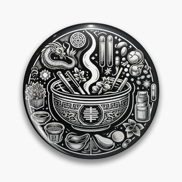 Item preview, Chinese Medicine designed and sold by Funny Vintage Stickers And T-Shirts.